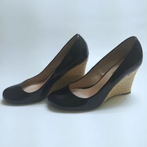 Black Patent Worthington Wedges